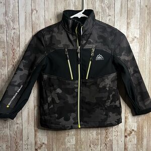 Snozu Kids Camo Jacket - Black and Gray